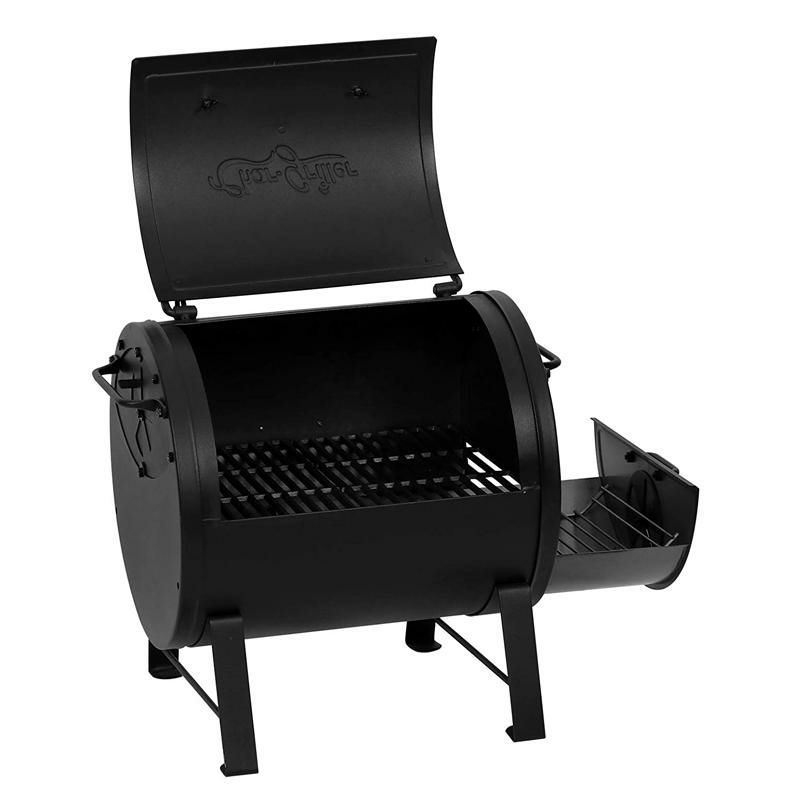 テーブルトップグリル炭焼きバーベキューChar-Griller追加用サイドファイアボックスにもChar-GrillerE82424SideFireBoxCharcoalGrill,Black