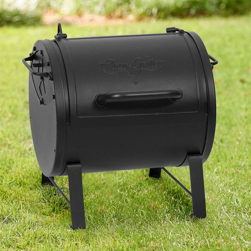 テーブルトップグリル炭焼きバーベキューChar-Griller追加用サイドファイアボックスにもChar-GrillerE82424SideFireBoxCharcoalGrill,Black