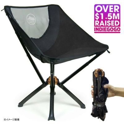 折りたたみチェアアルミ省スペースコンパクトボトルサイズ135kgまでCliqCampingChair-BottleSizedCompactOutdoorChairSetsupin5SecondsSupports300LBSAircraftGradeAluminum