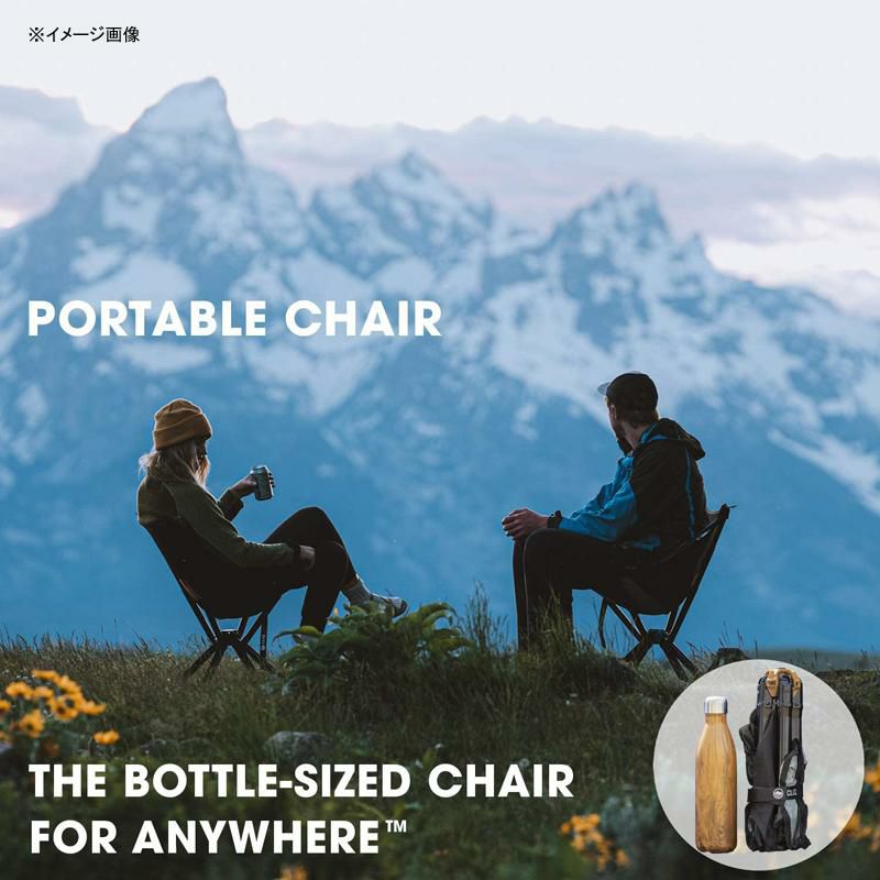 折りたたみチェアアルミ省スペースコンパクトボトルサイズ135kgまでCliqCampingChair-BottleSizedCompactOutdoorChairSetsupin5SecondsSupports300LBSAircraftGradeAluminum