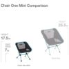 折りたたみキャンプチェアミニ超軽量コンパクト椅子ヘリノックスHelinoxChairOneMiniUltra-Light,CompactCampingChair