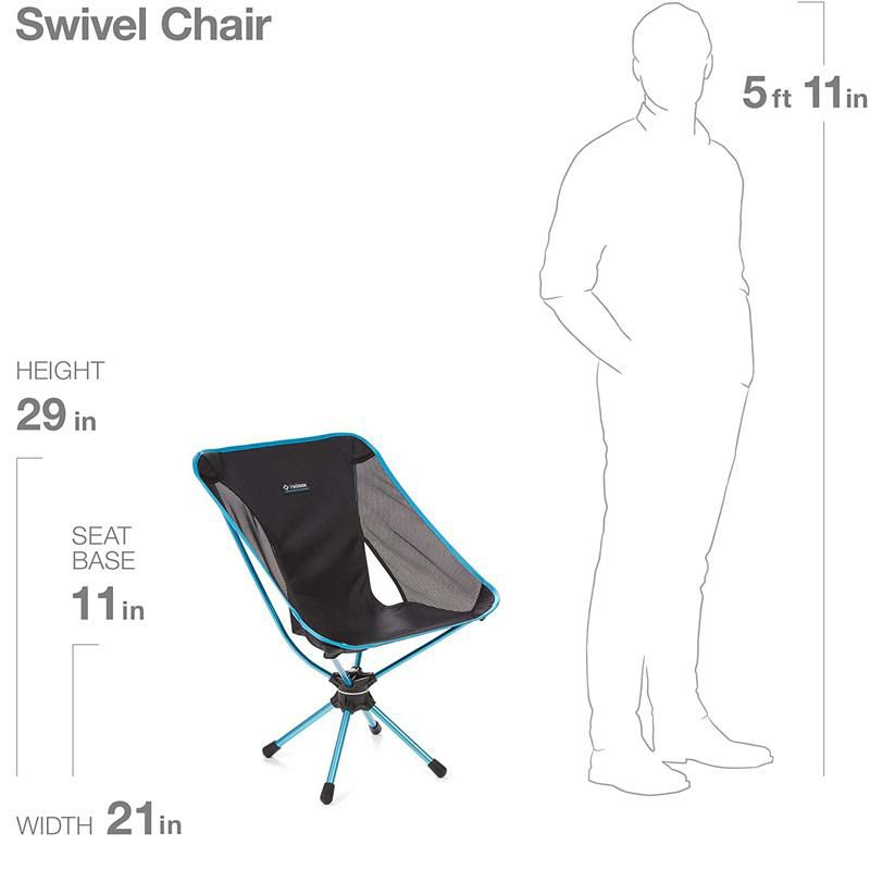 折りたたみキャンプチェア回転軽量コンパクト椅子ヘリノックスHelinoxSwivelChairLightweight,Versatile,Compact,CollapsibleCampingChair