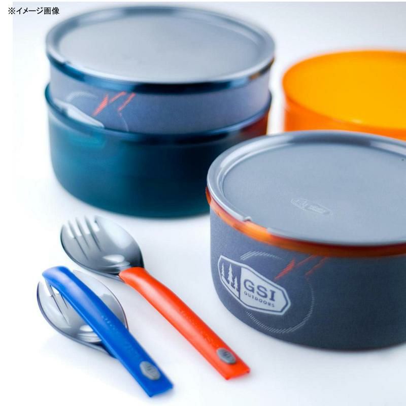 調理器具セット2人用超軽量BPAフリーテフロンアウトドアキャンプGSIOutdoors-PinnacleDualist,CampingCookSet