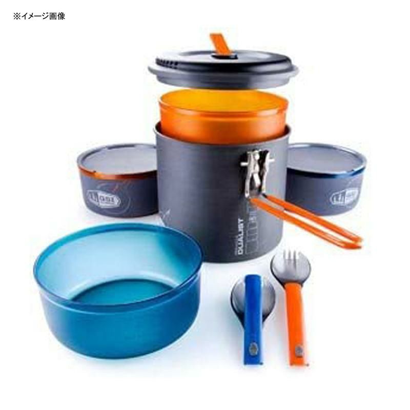 調理器具セット2人用超軽量BPAフリーテフロンアウトドアキャンプGSIOutdoors-PinnacleDualist,CampingCookSet