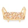 人形用ベッドラタン籐ドールおもちゃPoppieToysDOLLDAYBED-FLORAL