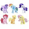 マイリトルポニーフィギュア6体セット人形おもちゃMyLittlePonyToysMeettheMane6PoniesCollection