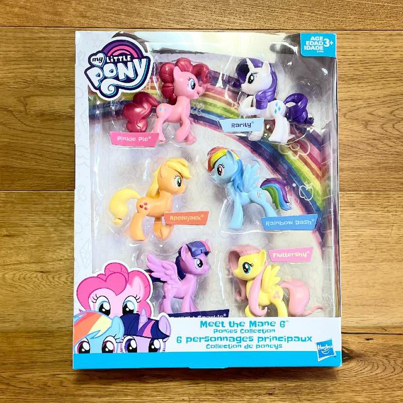 マイリトルポニーフィギュア6体セット人形おもちゃMyLittlePonyToysMeettheMane6PoniesCollection