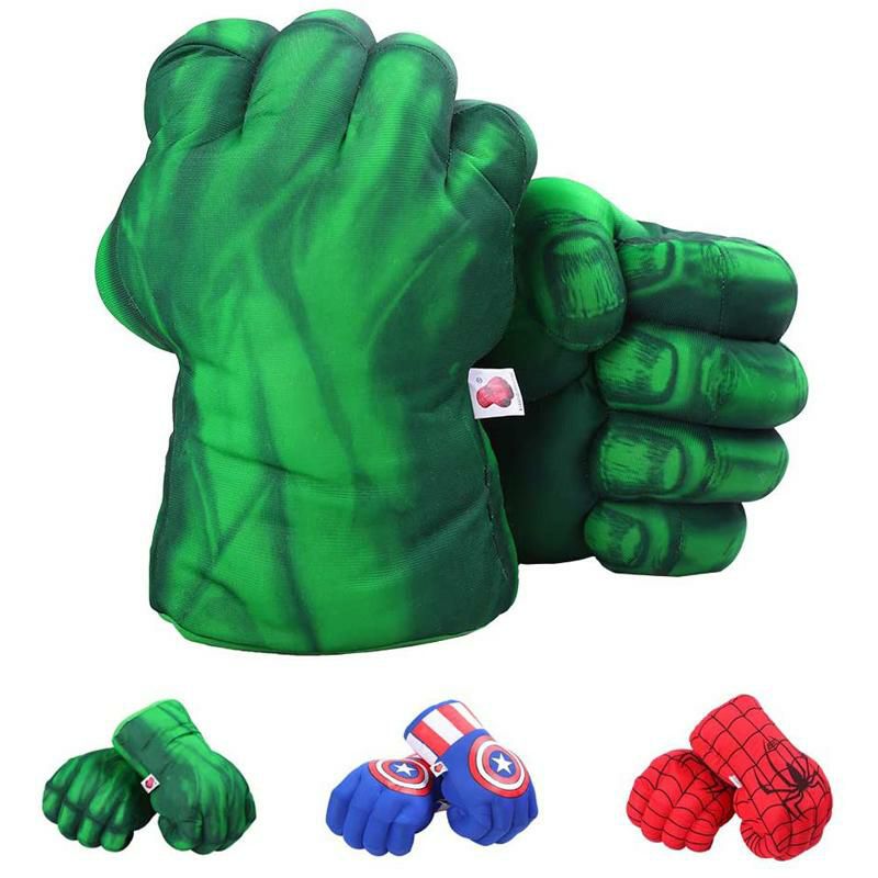 ハルクグローブ手袋仮装コスプレおもちゃ1PairToyHulkGlovesVeryLightBigSoftPlushGlovesHulkHandsToysSmashParent-ChildInteractiveToyAccessoriesHulkHandsToys