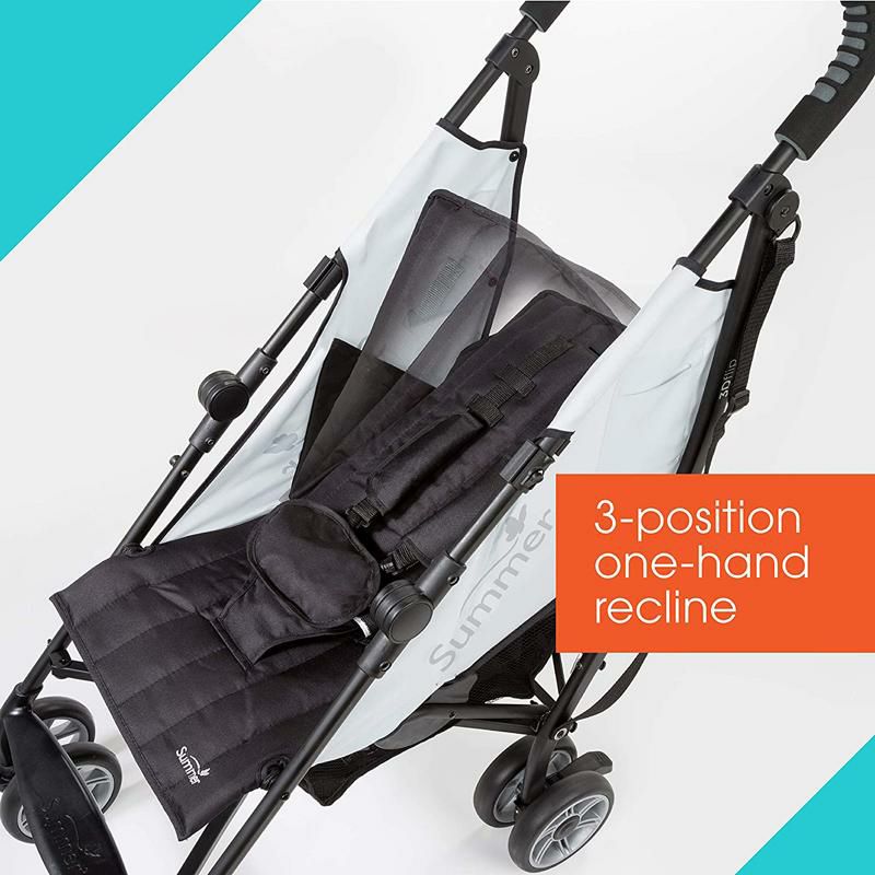 ベビーカー 軽量 コンパクト 対面式可 日よけ付 リクライニング Summer 3Dflip Convenience Stroller,  Black/Gray Lightweight Umbrella Stroller with Reversible Seat Design for  Rear and Forward Facing, Compact Fold, Adjustable Oversized Canopy and More  ...