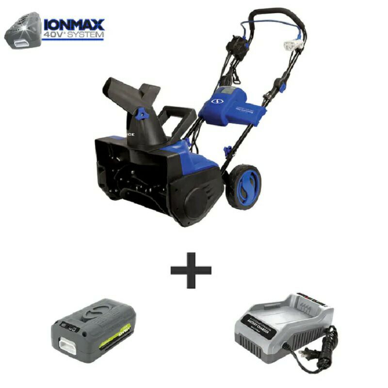 SnowJoeiON18SB-HYBHybridBrushlessSnowblower