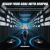 体重計Bluetoothスマホ同期体組成計BMI最大180kgデジタルバススケールRENPHOBodyFatScaleSmartBMIScaleDigitalBathroomWirelessWeightScale,BodyCompositionAnalyzerwithSmartphoneAppsyncwithBluetooth,396lbs-Black