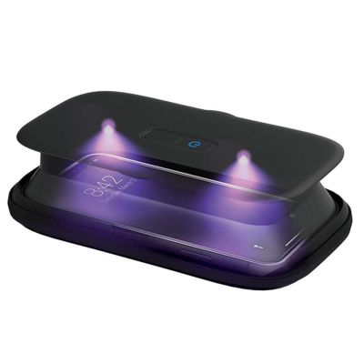 紫外線除菌 充電式 UVサニタイザー スマホ 携帯 アクセサリー Homedics UV-Clean Phone Sanitizer | Faster Than Any UV Sanitizer On The Market | Kills Up to 99.9% of Bacteria & Viruses at The DNA Level | Me