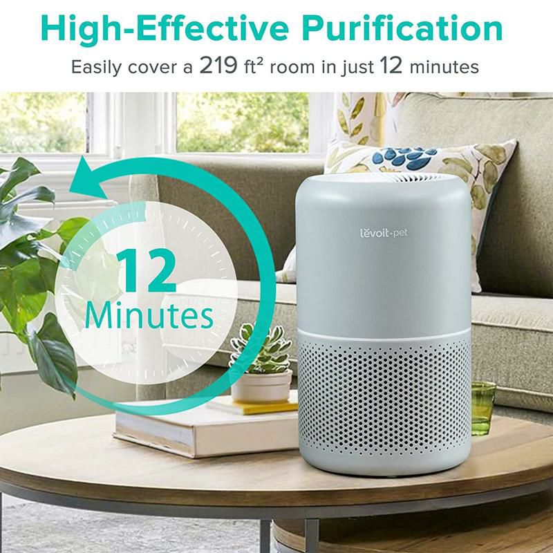 空気清浄機HEPAフィルター消臭静音13畳LEVOITAirPurifiersforHomeAllergiesandPetsHair,H13TrueHEPAFilterforBedroom,24dbFiltrationSystemwithARCFormula,Remove99.97%OdorsSmokeDustMoldPollen,CoreP350,Gray家電