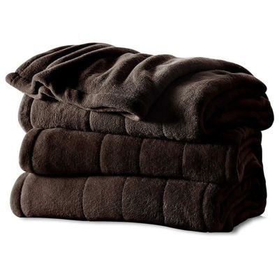 電気毛布ヒートブランケットツインサイズサンビームSunbeamHeatedBlanket|LoftTec,10HeatSettings,Walnut,Twin-BRL9STS-R470-16A44家電