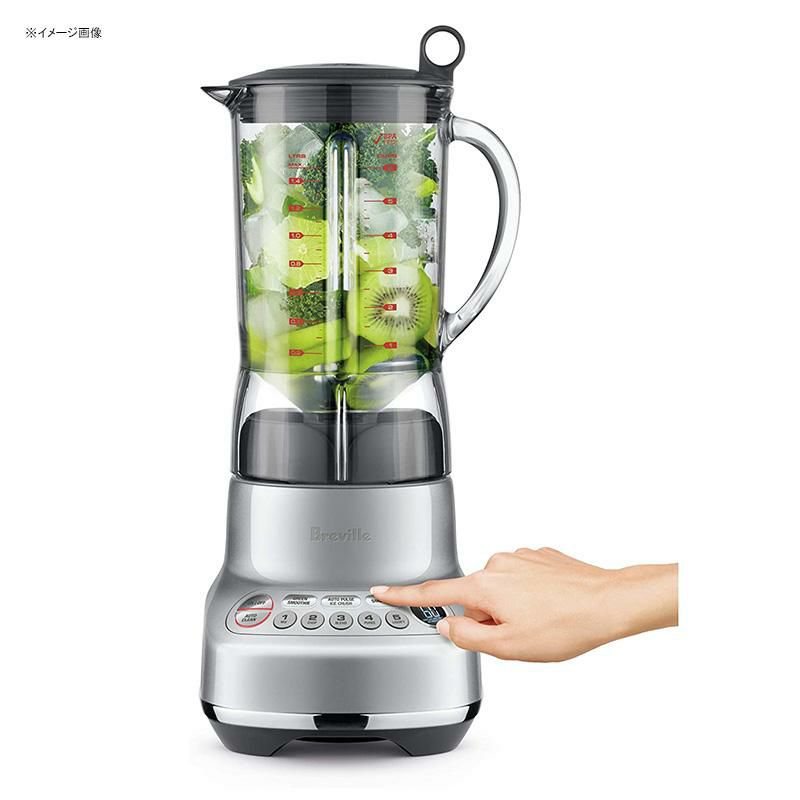 ブレンダー1.5L5スピードトライタンジャーBPAフリーブレビルBrevilleBBL620Fresh&FuriousBlender,Silver家電