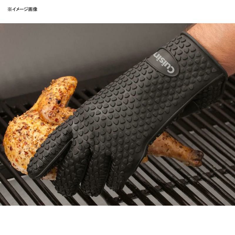 耐熱シリコングローブ1組バーベキュー燻製クイジナートCuisinartCGM-520HeatResistantSiliconeGloves,Black(2-Pack)