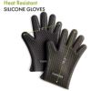 耐熱シリコングローブ1組バーベキュー燻製クイジナートCuisinartCGM-520HeatResistantSiliconeGloves,Black(2-Pack)