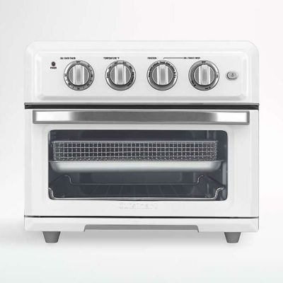 エアフライヤーオーブンホワイト白クイジナートCuisinartWhiteAirFryerToasterOvenTOA-60W家電