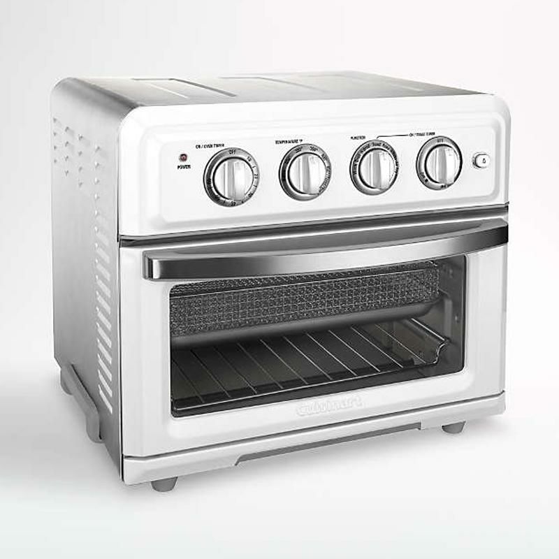 エアフライヤーオーブンホワイト白クイジナートCuisinartWhiteAirFryerToasterOvenTOA-60W家電