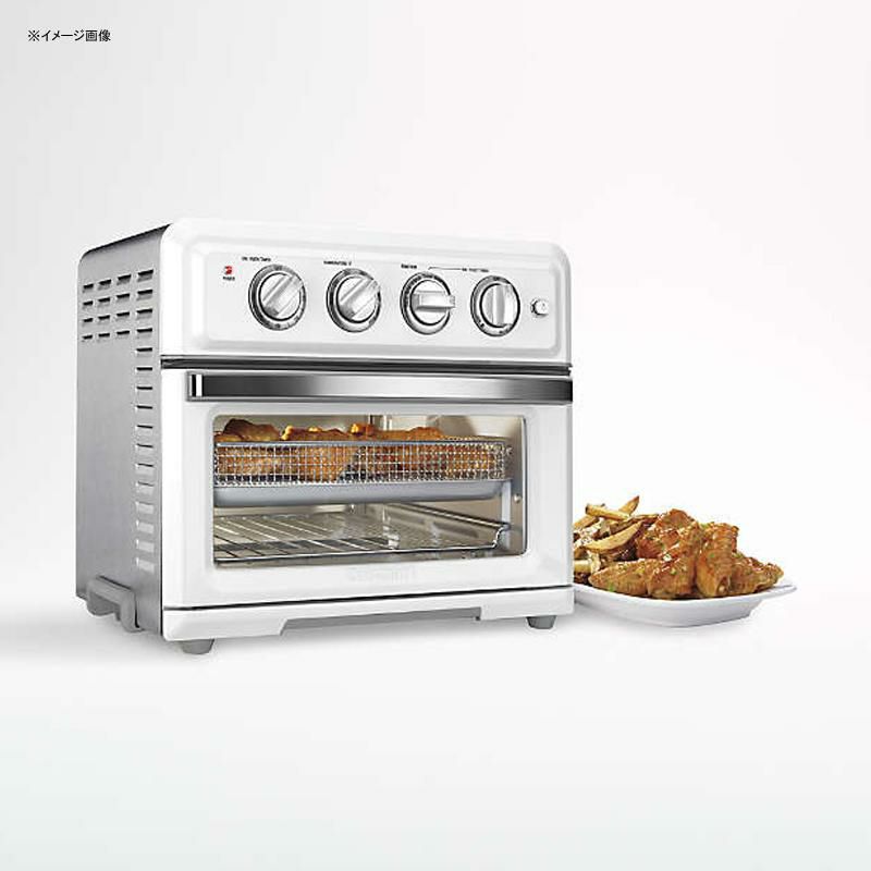 エアフライヤーオーブンホワイト白クイジナートCuisinartWhiteAirFryerToasterOvenTOA-60W家電