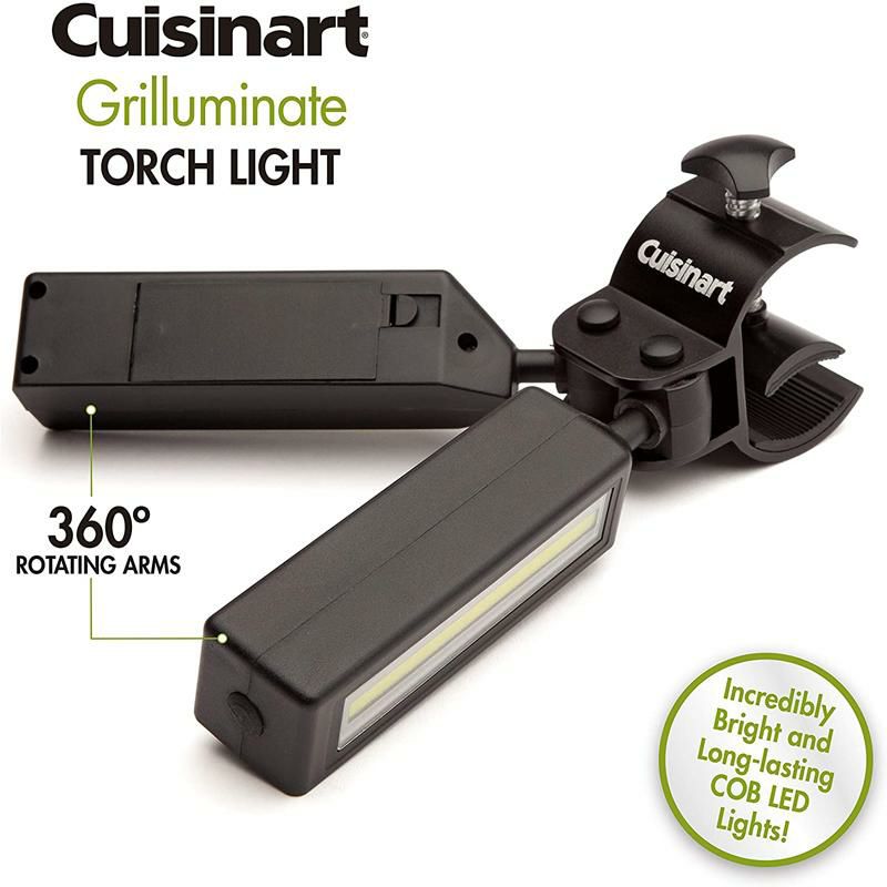 クリップLEDライト360回転アームコンパクトグリルミネイト電池式クイジナートCuisinartCGL-310GrilluminateTorchLight