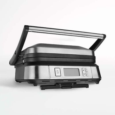 スモークレスコンタクトグリル パニーニ リバーシブルプレート 上下別温度調節 BPAフリー クイジナート Cuisinart Smoke-less Contact Griddler GR-6S 家電