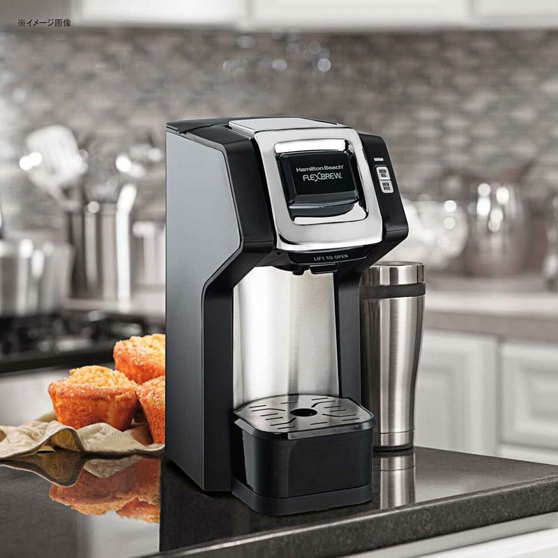 コーヒーメーカー シングルサーブ K-CUP対応 ハミルトンビーチ Hamilton Beach 49979 FlexBrew Plus Black  Hospitality Single-Serve Coffee Maker 家電 | アルファエスパス