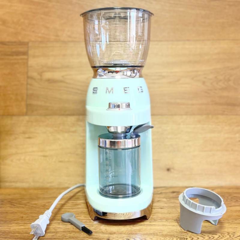 コーヒーグラインダー電動ミル豆挽きスメッグSmegCoffeeGrinderCGF01家電