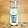 コーヒーグラインダー電動ミル豆挽きスメッグSmegCoffeeGrinderCGF01家電