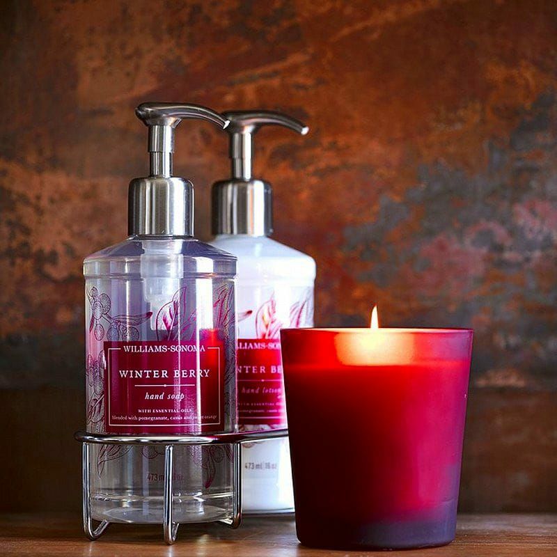 【送料無料】ウィリアムズソノマデラックスハンドソープ＆ローションセットウィンターベリーWilliams-SonomaWinterBerryDeluxeHandSoap&LotionSetwithCaddy