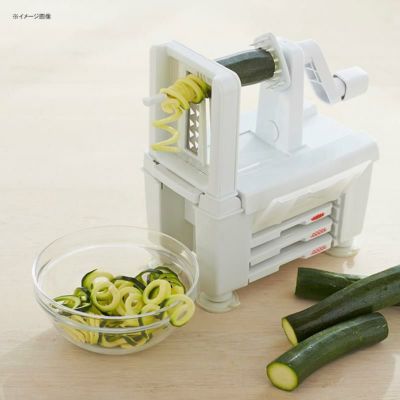 スパイラライザー ブレード4種 ベジタブル スライサー セット 野菜 パスタメーカー スパゲッティ くるくる パデルノ Paderno Spiralizer 4-Blade
