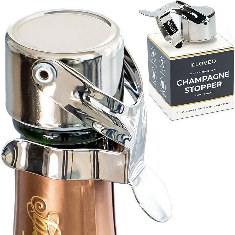 シャンペンスパークリングワインボトルストッパーキャップ栓ChampagneStoppersbyKloveo