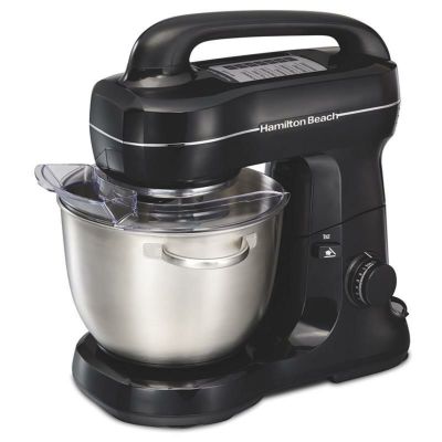 スタンドミキサー 3.8L チルトヘッド スピード7段階 ハミルトンビーチ Hamilton Beach Electric Stand Mixer, Tilt-Head, 4 Quarts, 7 Speeds With Whisk, Dough Hook, Flat Beater Attachments, Splash Guard (6339
