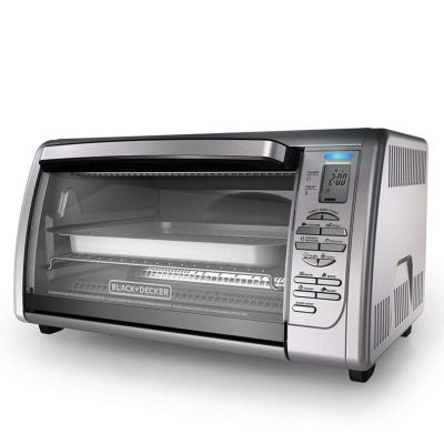 コンベクションオーブン シルバー ブラック + デッカー BLACK+DECKER Countertop Convection Toaster Oven, Silver, CTO6335S 家電