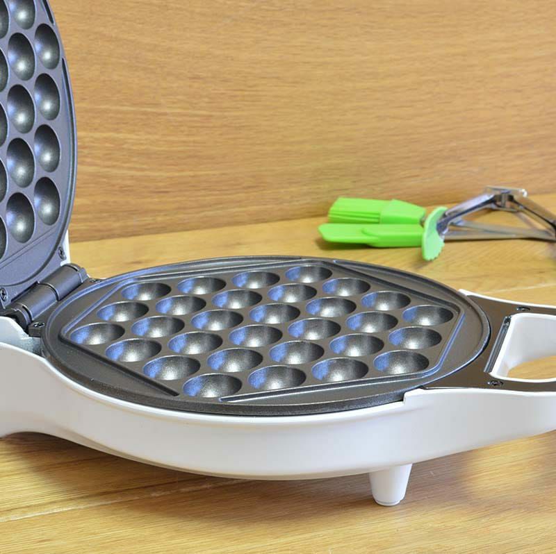 ベビーカステラ電気エッグワッフルメーカー鶏蛋仔パッフルバブルワッフル家庭用EggWaffleMakerbyStarBlue