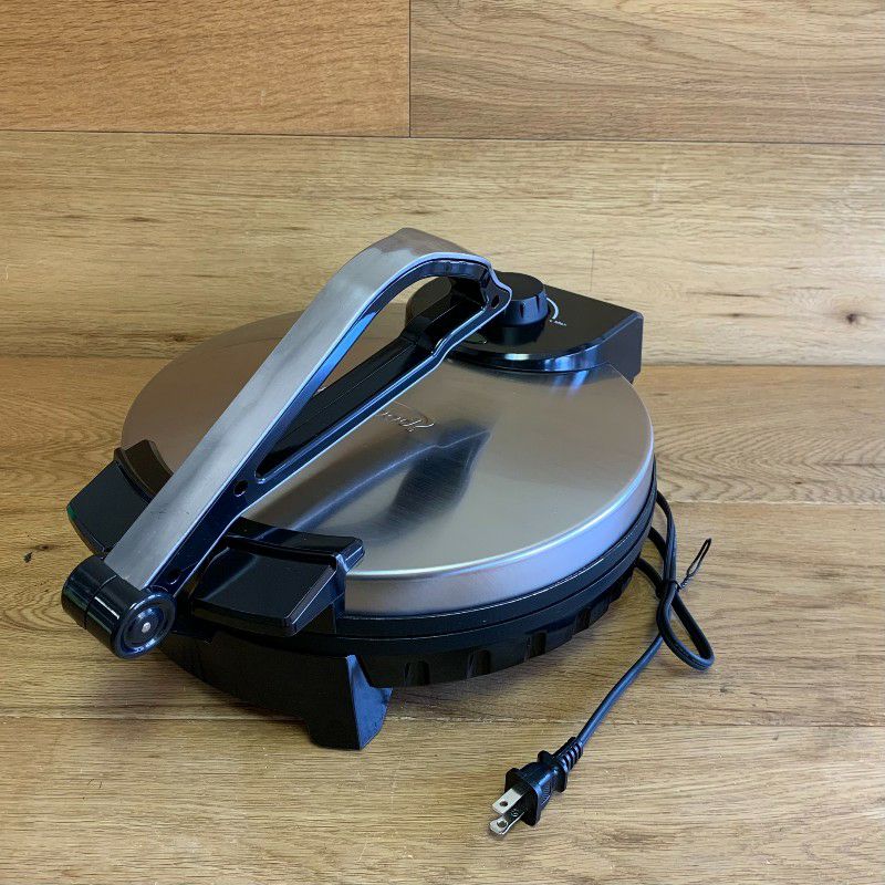 ブレントウッドトルティーヤフラットブレッドメーカー直径30cmBrentwoodElectricTortillaMakerNon-Stick,12-inch家電