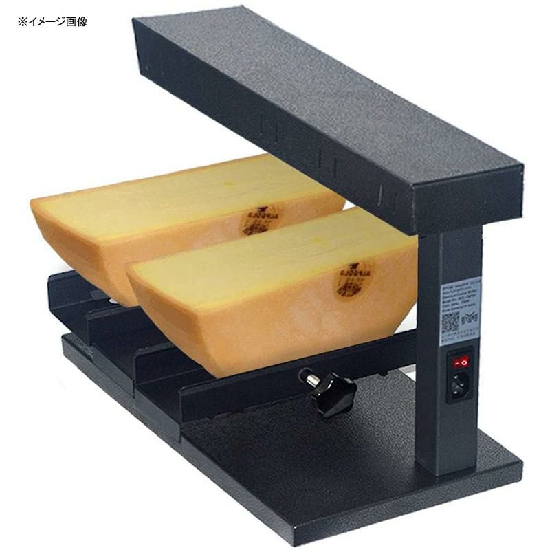 ダブルラクレットグリルチーズメルターハーフ半分2個用LiBaiCheeseMelterRacletteGrillMachineElectric650WNachoCheeseDispenderCommercialMulti-FunctionFor2PiecesofAdjustableHalfCheeseWheelMakerSwissDishRapidHeating(750D)家電