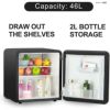 冷蔵庫1ドアミニコンパクト45LRefrigeratorSingleDoorMiniFridgewithFreezer1.6Cu.Ft家電