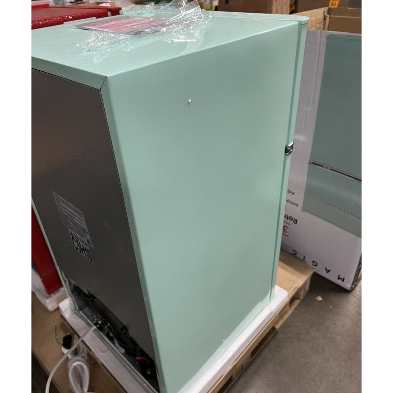 冷蔵庫冷凍庫付レトロ2ドアコンパクト90LMagicChefRetro3.2cu.ft.2-DoorMiniFridgeinMintGreen家電