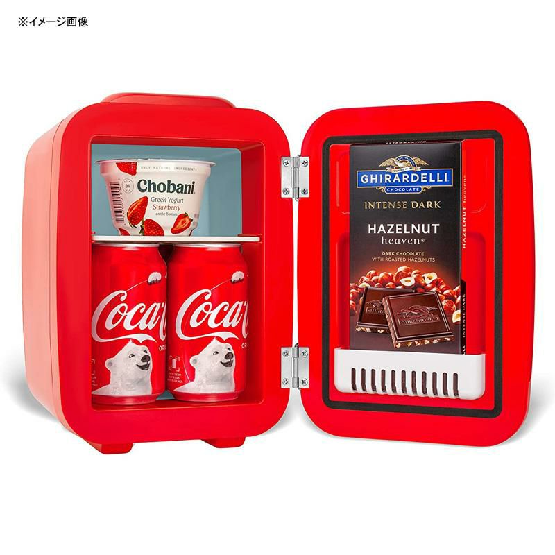 コカコーラミニ冷温庫温冷保冷保温4L車載可Coca-ColaVintageChic4LCooler/WarmerMiniFridgebyCooluliforCars,RoadTrips,Homes,OfficesandDorms(110V/12V)