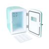 ミニ冷温庫温冷保冷保温6缶4L車載可アクア水色ノスタルジアNostalgiaRetro6-CanPersonalCoolingandHeatingRefrigeratorinAqua家電