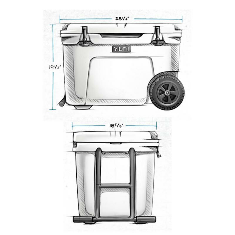 イエティクーラーボックス45缶ホイールタイヤキャリー付ツンドラTUNDRAHAULHARDCOOLER