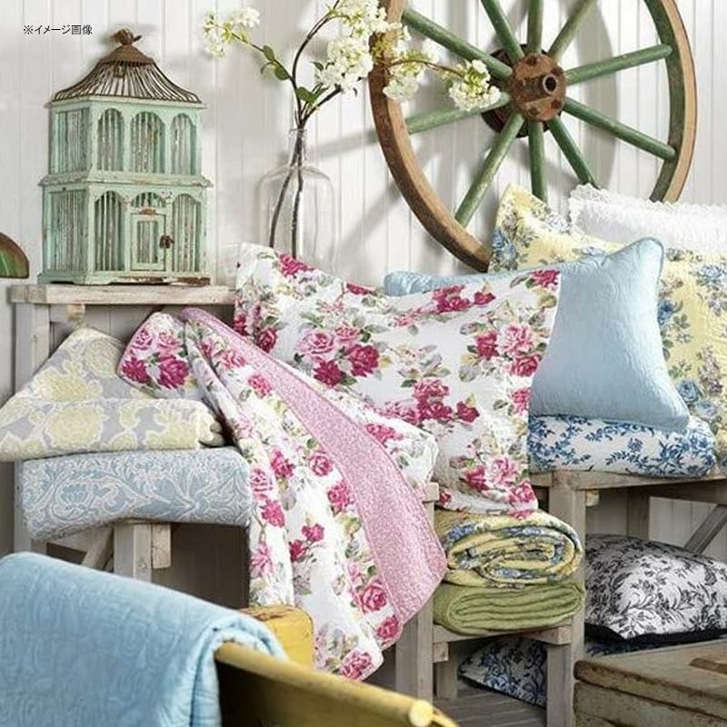 ローラアシュレイリバーシブルキルト枕カバーセットヨットマリンLauraAshleyHome|AhoyCollection|LuxuryPremiumUltraSoftQuiltCoverlet,Comfortable3PieceBeddingSet,AllSeasonStylishBedspread,Full/Queen,Bright