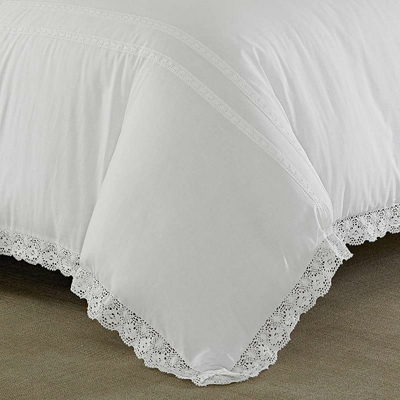 ローラアシュレイリバーシブルキルト枕カバーセットレースホワイト白LauraAshleyHome|AnnabellaCollection|LuxuryUltraSoftComforter,AllSeasonPremium3PieceBeddingSet,StylishDelicateDesignforHomeD?cor,Full/Queen,White