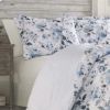 ローラアシュレイリバーシブルキルト枕カバーセットフリル花柄ブルーLauraAshleyHome|ChloeCollection|LuxuryUltraSoftComforter,AllSeasonPremium3PieceBeddingSet,StylishDelicateDesignforHomeD?cor,Full/Queen,CottageBlue
