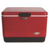 クーラーボックス51Lレッド赤コールマンColemanCooler|Steel-BeltedCoolerKeepsIceUpto4Days|54-QuartCoolerforCamping,BBQs,Tailgating&OutdoorActivities