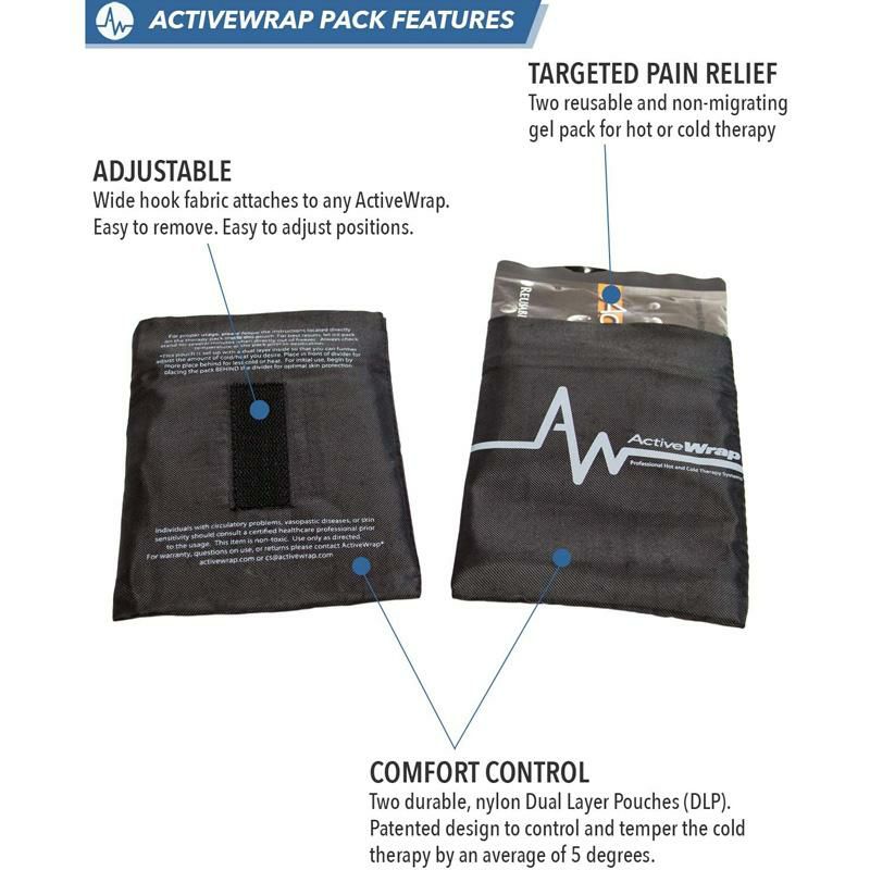 アイスパックヒートパック柔らかいソフト氷嚢冷凍電子レンジAWActiveWrapReusableHot&ColdIcePacks-Large