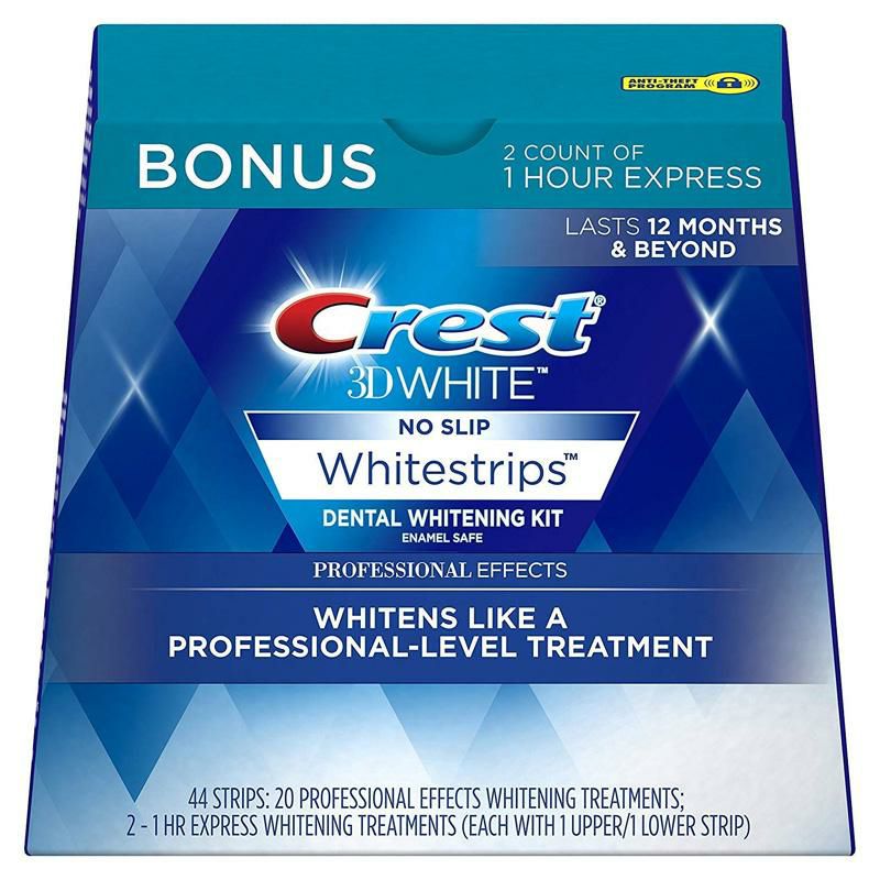 貼るホワイトニングキット歯を白く3DホワイトストリップCrest3DWhiteProfessionalEffectsWhitestrips20Treatments+Crest3DWhite1HourExpressWhitestrips2Treatments-TeethWhiteningKit