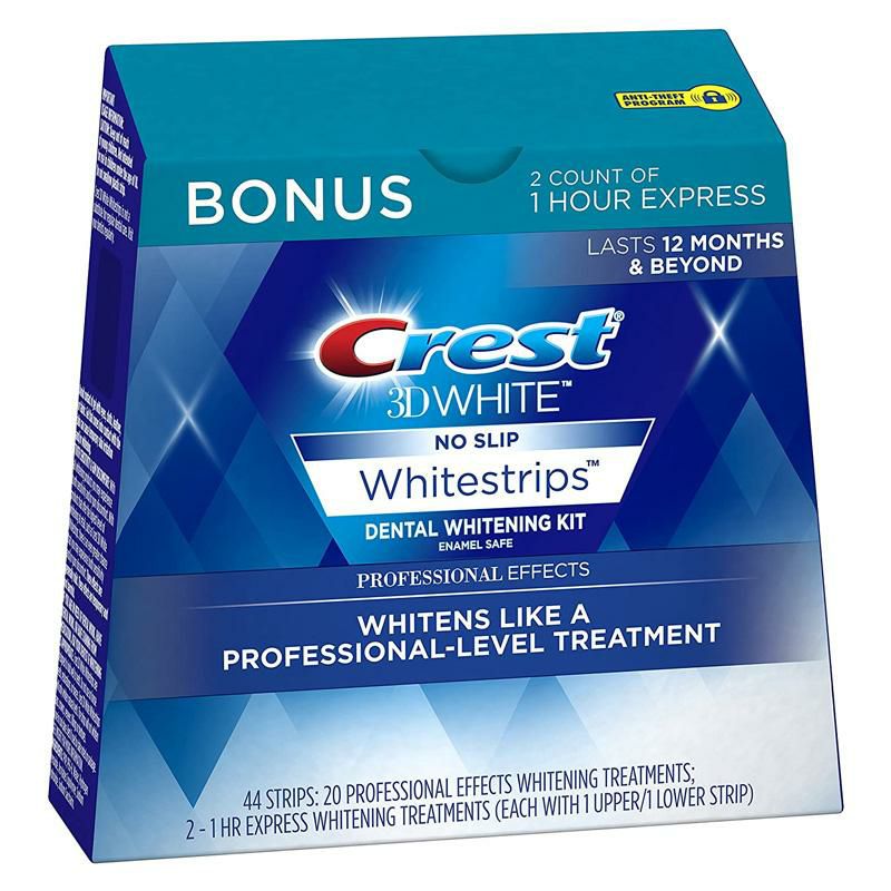 貼る ホワイトニングキット 歯を白く 3Dホワイトストリップ Crest 3D White Professional Effects  Whitestrips 20 Treatments + Crest 3D White 1 Hour Express Whitestrips 2  Treatments - Teeth Whitening Kit | アルファエスパス