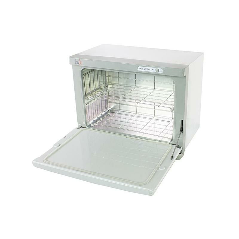 タオルウォーマーおしぼり紫外線殺菌UVサニタイザー付温めるSpa&Equipment24PieceHotTowelCabinetWithSterilizer家電